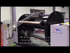 Lini ekstrusi lembaran kemasan termoforming PET, cangkir teh dan kotak untuk pergi