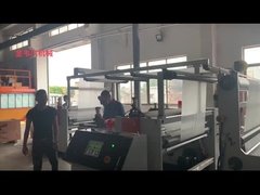 Kapasitas kecil untuk satu lapisan EVA atau POE GWS 180 single screw EVA film machine untuk pelanggan India