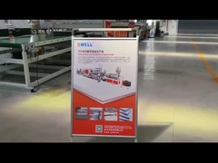 Jalur ekstrusi templat konstruksi PP