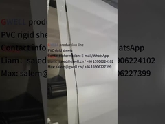 Keseragaman yang baik - PVC berwarna/transparan garis ekstrusi lembaran kaku