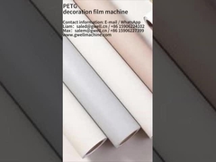 GWELL 0,15 mm ketebalan PETG film dekorasi ekstrusi