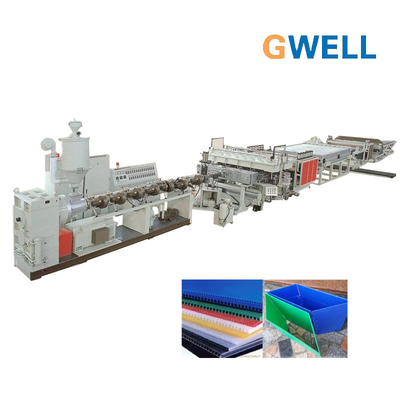 Beli Multiwall PP Hollow Section Plate Extrusion Line Digunakan Untuk Kotak Lipat Buah online manufacture