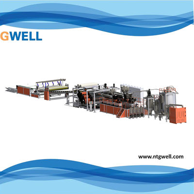 Beli PC/PMMA ekstrusi lembaran transparan tinggi garis lebar 2100mm online manufacture