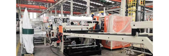 Beli 600-1220mm Lebar 0,125-3mm Ketebalan PC Sheet Extrusion Line dengan desain sekrup tunggal untuk PC PMMA PET GPPS MS Material online manufacture