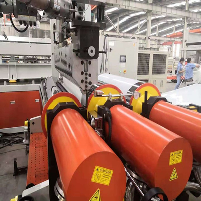 Beli Panel dinding pintu ASA Pvc Profile Extrusion Machine Line 350kg/H online manufacture