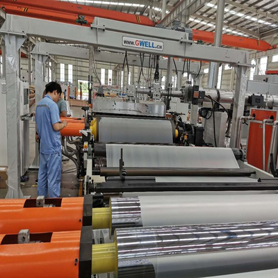 Beli GWELL Brand PP HDPE ABS Thick Board Extrusion Line for Advertising and Print Boards 1000-2000mm Width 3-50mm Thickness Heat Resistant up to 100 Degrees online manufacture