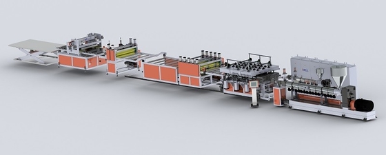 Beli Multiwall PP Hollow Section Plate Extrusion Line Digunakan Untuk Kotak Lipat Buah online manufacture