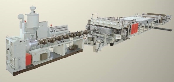 Beli Multiwall PP Hollow Section Plate Extrusion Line Digunakan Untuk Kotak Lipat Buah online manufacture