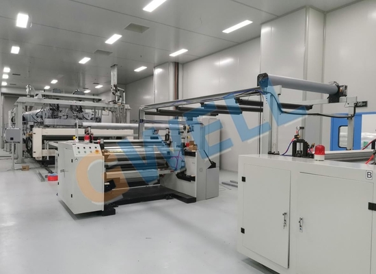 Beli GWELL EVA POE Mesin pembuatan film surya Extrusion Line 2200-2600mm Lebar online manufacture