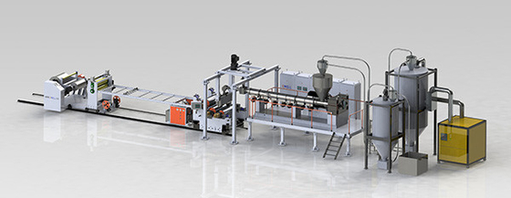 Beli Mesin Ekstrusi Lembaran PP Lini Produksi Lembaran Pengemasan Thermoforming PP online manufacture