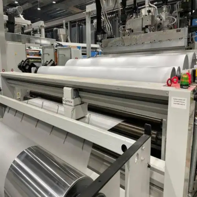 Beli GWELL EVA POE EPE Lini Ekstrusi Film Surya untuk Enkapsulasi Panel Surya, tidak ada bintik-bintik, kehalusan yang baik, kontrol suhu rol yang bagus online manufacture