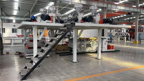 Beli GWELL PP-EVOH 5-7-11 Lini Ekstrusi Lembar Penghalang Tinggi untuk Termoforming Kontainer Makanan dengan 800-1500mm Lebar Mesin Membuat Piala Yogurt online manufacture