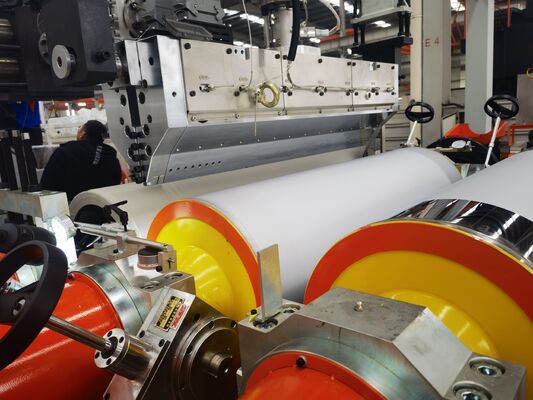 Beli Jalur Ekstrusi Film TPU Sekrup Tunggal dengan Output 500kg/H dan Lebar 1000-2000mm untuk Produksi Film Cor TPU Berkualitas Tinggi online manufacture