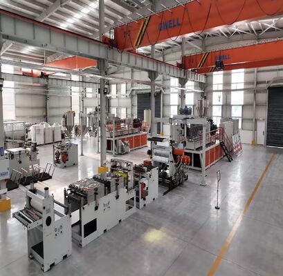 Beli Mesin ekstrusi lembaran PET dengan kapasitas output 300-1500 kg/jam Desain sekrup kembar dan sistem pemanasan efisiensi energi tinggi online manufacture
