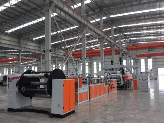 Beli Garis Ekstrusi Lembaran PET Sekrup Kembar Tanpa Kristalisasi dan Pengeringan yang Diperlukan Lebar 800-1500mm dan Pemanfaatan RPET 100% online manufacture