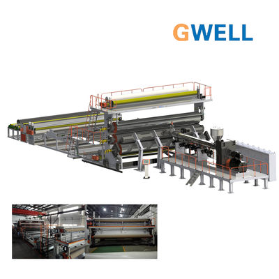 Beli HDPE Waterproofing Membran Lini Produksi Mesin ekstrusi film tahan air HDPE online manufacture