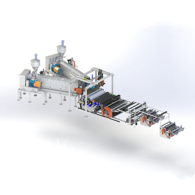 Beli EVA Cast Film Extrusion Line Mesin Pembuat Film EVA 2200mm Kaca Pengaman Mobil online manufacture