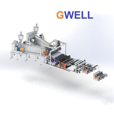 Beli EVA Waterproofing Film Extrusion Line EVA Waterproofing Membrane Line Produksi online manufacture