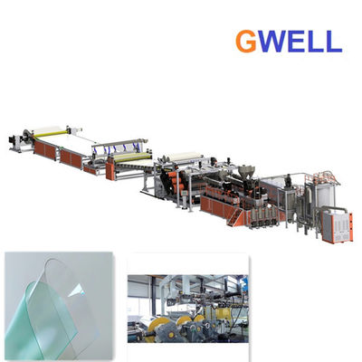 Beli Lini Produksi Film Surya PC PC Mesin Ekstrusi Lembaran Plastik Transparan Single Screw Extruder online manufacture