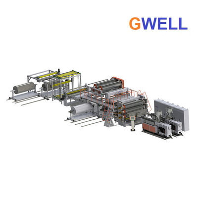 Beli CPE Pvc Wide Floor Leather Waterproof Roof Membran Sheet Extrusion Line online manufacture