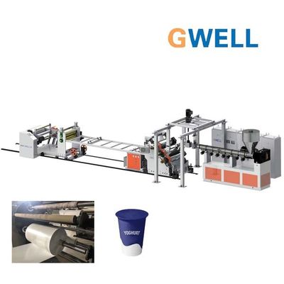 Beli Garis Ekstrusi Lembaran Thermoforming PP Co-ekstrusi 3 Lapis ABA, Proses Ekstrusi Thermoforming PP Mesin Pembuat Lembaran Blister online manufacture