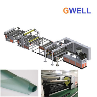 Beli EVA Extrusion Building Glass Intermediate Cast Film Extrusion Line 600KG H online manufacture