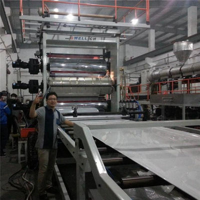 Beli Lini produksi 3 lapis Resin Sintetis Tile ASA Pvc Board online manufacture