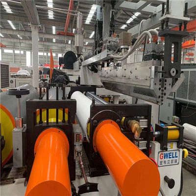 Beli Panel dinding pintu ASA Pvc Profile Extrusion Machine Line 350kg/H online manufacture