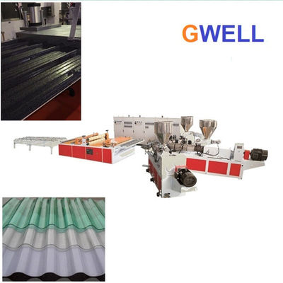 Beli PP PVC Corrugated Genteng Lini Produksi Proses Ekstrusi Polikarbonat online manufacture