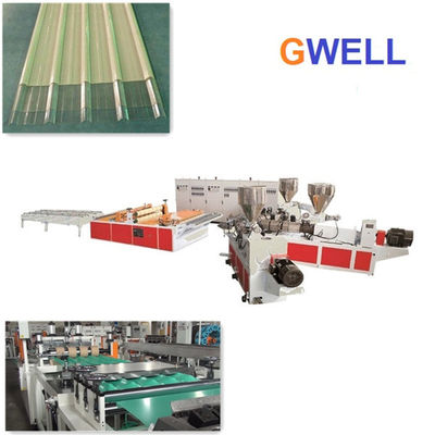 Beli Sintetik Resin Mengkilap Genteng PVC Garis Ekstrusi Papan Atap ASA Co Mesin Ekstrusi online manufacture