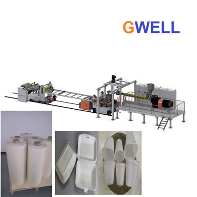 Beli Mesin Ekstrusi Lembaran Plastik PLA Lini produksi PLA Blister Sheet Twin Screw Extruder online manufacture