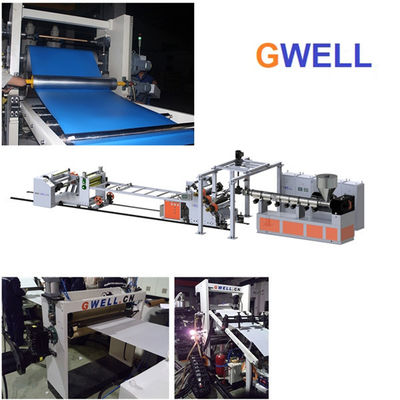 Beli Mesin Pembuat Plat Buram PC PC Heat Resistance Sheet Extrusion Line Single Screw Extruder online manufacture