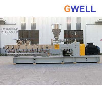 Beli 85mm Conical Co Rotating Twin Screw Extruder Mixing Melting online manufacture