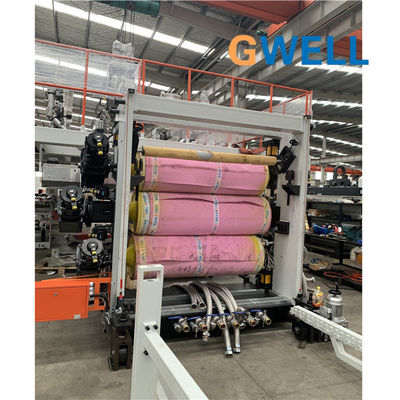 Beli Mesin Kalender Vertikal 3 Tiga Gulungan Untuk Membuat Lembaran Plastik 11KW online manufacture