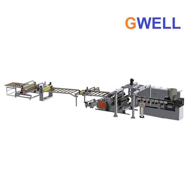 Beli PP PE ABS PVDF Kabinet Board Extrusion Line 600kg/H 1000 - 2000mm Lebar online manufacture
