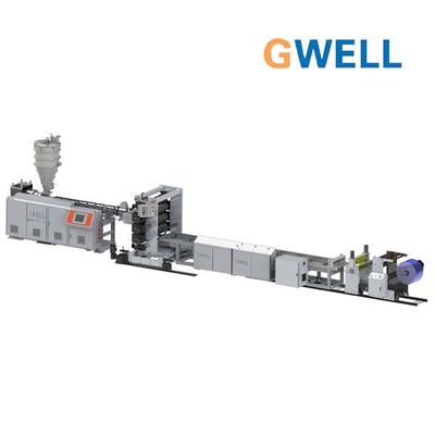 Beli Mesin Pembuat Lembaran Pvc Lembut Transparan 0.4mm Pvc Single Screw Extruder online manufacture