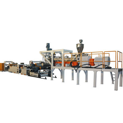 Komposisi Plastik TPU Film Cast Extrusion Line Sekrup Tunggal 500kg/H