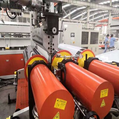 Panel dinding pintu ASA Pvc Profile Extrusion Machine Line 350kg/H