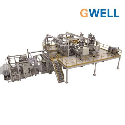 Single Screw Cast Film Extrusion Line ASA Untuk Menghias