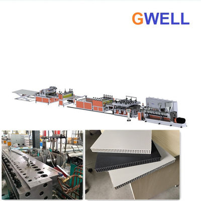 PP Hollow Building Sheet Extrusion Line Mesin Pembuat Papan Bangunan Plastik